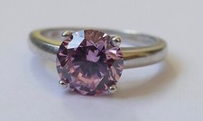 Ring rosafarbener Stein 925