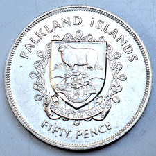 FALKLAND-INSELN: 50 PENCE