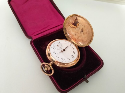 Antike 12k gold taschenuhr - 12k,