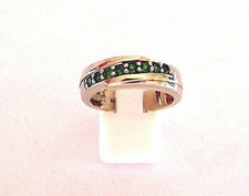 Russischer Diopsid Silber-Ring