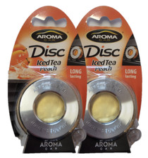 Aroma Car 92017 Disc Iced Tea Peach Gel-Lufterfrischer 2 Stück