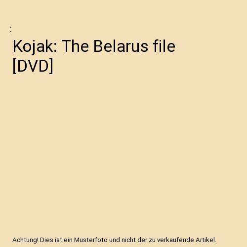 Kojak the belarus file dvd - belarus, [dvd]