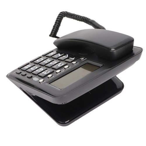 Corded telephone caller - telephone,