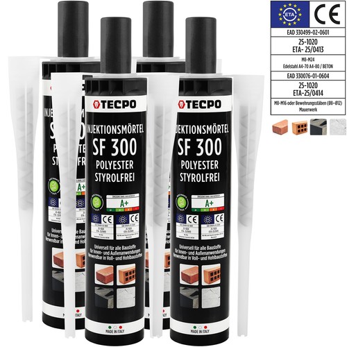 Injektionsmörtel 300 ml - 4x,