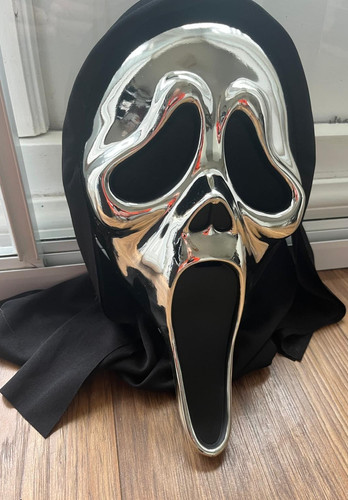 Ghost face chrome - chrome, maske