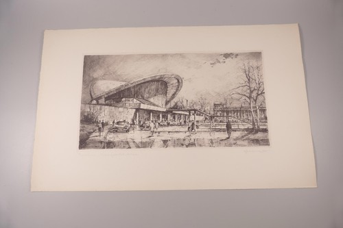 Radierung horst miesler berlin - radierung,