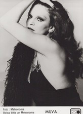 Milva Foto Original Schwarz