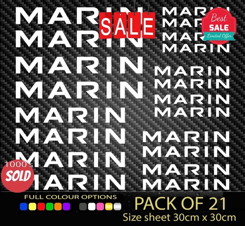 Marin vinyl aufkleber sticker - marin,