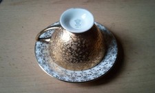 Moccatasse ,  Bavaria , goldfarben , guter Zustand