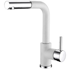 Armatur Modus Einhandhebelmischer  mit ausziehbarem Brauseauslauf 2383 Weiß