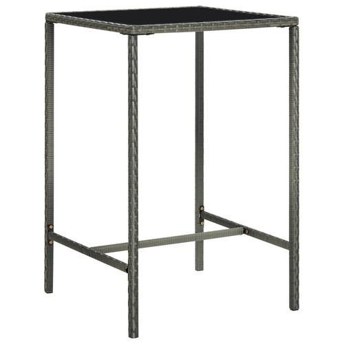 Garten bartisch grau - garten-bartisch, 70x70x110
