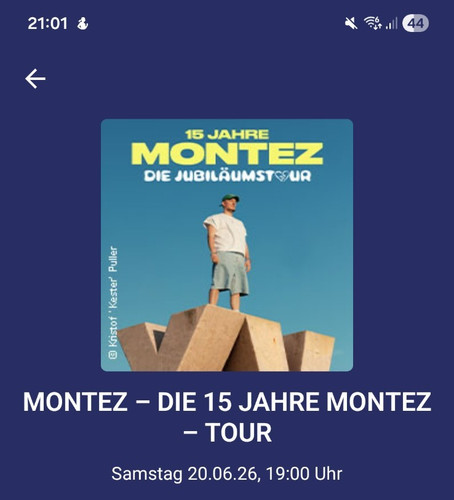 Tickets für das - 2, montez