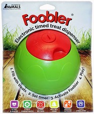 FOOBLER Futterball mit Timer Leckerlie-Treat Hunde-Spielzeug Snack-Ball 
