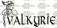 Aufkleber "Valkyrie" klein, Autoaufkleber, Wikinger, Viking, Walküre (1464)