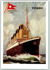 39624608 - RMS Titanic auf hoher See White Star Line Mayfair Cards of London