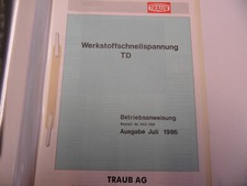Betriebsanweisung f. Werkstoffschnellspannung TD-TRAUB Drehautomat