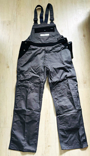 Graue arbeits latzhose mit - graue,