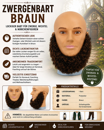 Zwergenbart wichtelbart bart - zwergenbart,