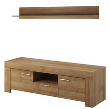 Fernsehschrank mit Hängeregal