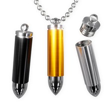 Patrone Edelstahl Anhänger