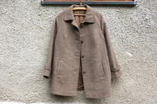 TOP vintage 50's wollmantel schurwolle virgin wool classic woman worker coat