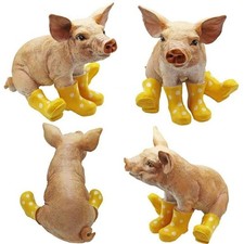 Schwein mit gelben