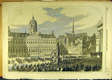 Alter antiker Druck 1861