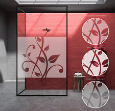 29,80€/m²  Fensterfolie, Milchglas Sichtschutz Glastüre Klebefolie Design FD0051