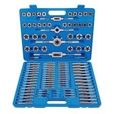 KRAFTPLUS Gewindeschneidsatz Gewindeschneider Set M2-M18 Gewindebohrer 110-tlg.