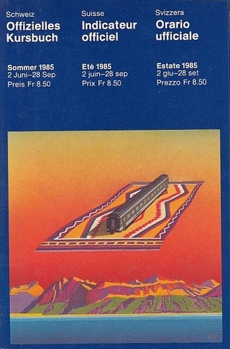 Schweiz offizielles kursbuch - schweiz,