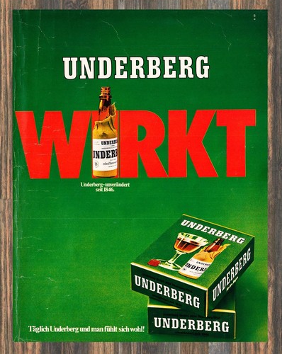 Underberg reklame - underberg,