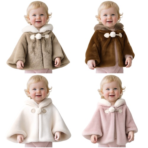 Baby mädchen mit - baby, kapuze