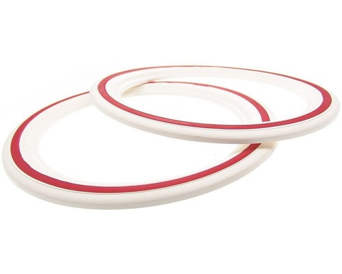 Weißwandringe weiß rot - weißwandringe, 450mm