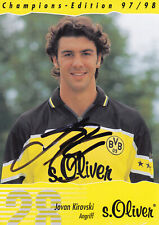 Autogramm - Jovan Kirovski (Borussia Dortmund) - 1997/1998