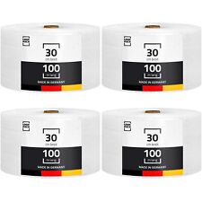 4 Rollen Luftpolsterfolie 30cm x 100m Polsterfolie Blasenfolie Knallfolie