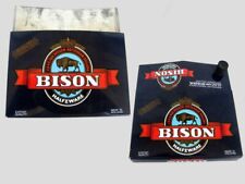 Werbe-Theken-Verkaufs-Aufsteller (Metall) "BISON HALFZWARE TABAK" Werbung