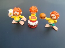 Mc Donald´s Figur 3x Pumuckl Buchagentur 10 Jahre Happy Meal aus Junior Tüte