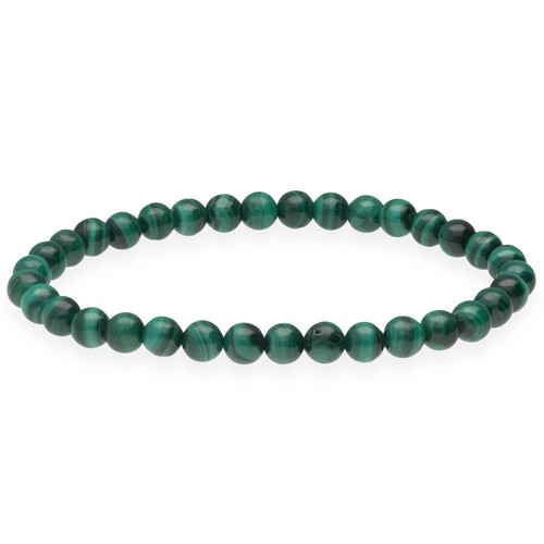 Malachit kugelarmband 6 mm - malachit,