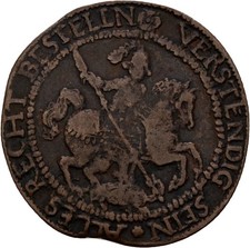 Sachsen Rechenpfennig Jeton