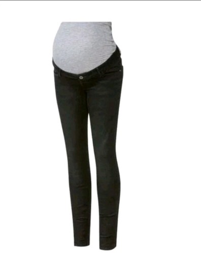 Schwarze skinny umstandsjeans - schwarze,