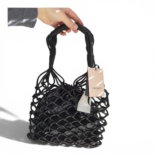 Twinset milano woven net tote - twinset,
