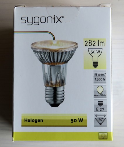 2er set sygonix halogen - set, halogen-lampe