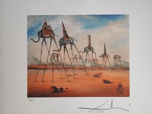 Salvador dali handsignierte - salvador,