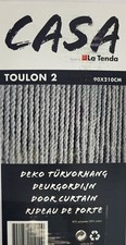 Türvorhang CASA TOULON 2 La Tender 90x210cm Insektenvorhang Seilvorhang, Neu
