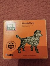 Orig. Zinngießform Reif Hobby Technik - Pudel -  OVP gebr.