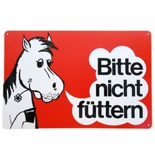 Alu stalltafel hinweisschild - alu,