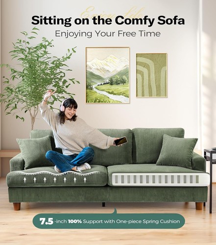 Corduroy sitzer sofa - 3-sitzer-sofa, couch