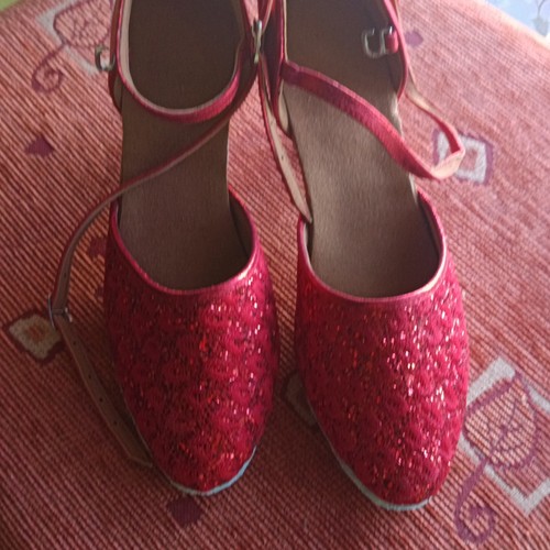 Damen pumps rot glitzer - damen,