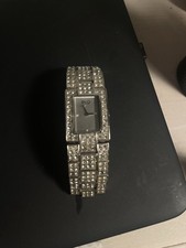 D & G Silberne Armbanduhr mit