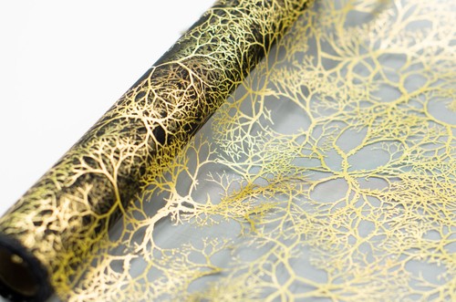 Organza rolle bedruckt - organza,